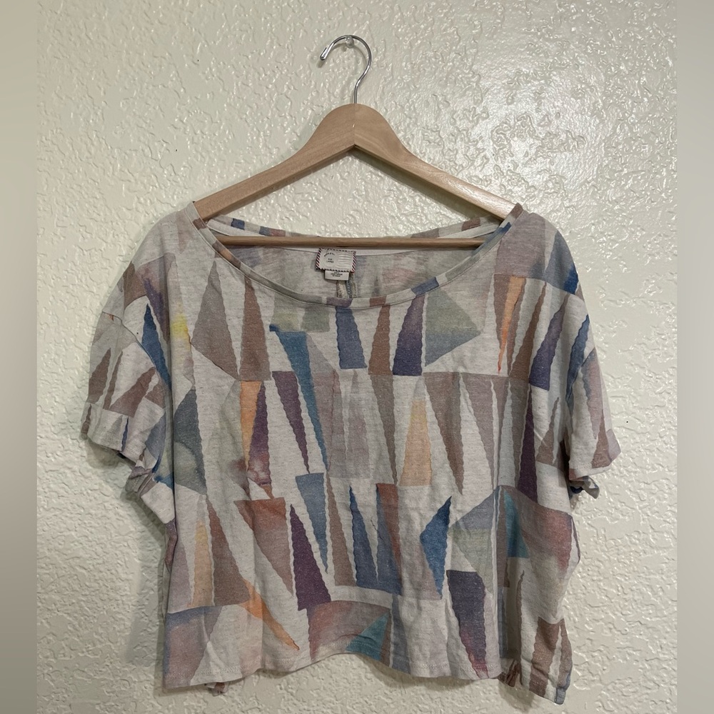 Anthropologie - Mixed Dye Tee, size L